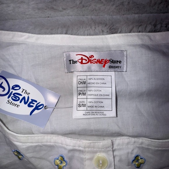 Winnie The Pooh Nightgown Women S/M Pooh Piglet Embroidered Disney Store VTG 90s - Picture 9 of 11
